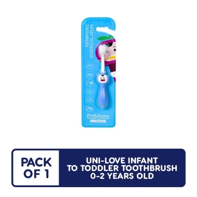 UNILOVE Uni-Love Infant to Toddler Toothbrush 0-2yrs (Blue)