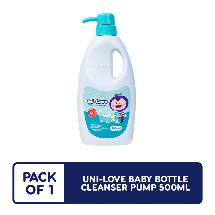 Uni-Love Baby Bottle Cleanser (Pump) 500ml