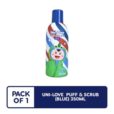 UNILOVE Uni-Love Puff & Scrub (Blue) 350ml
