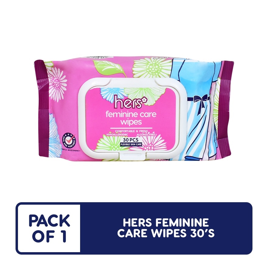 Hers Feminine Care Wipes 30's