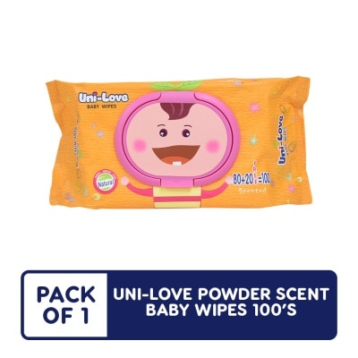 UNILOVE Uni-Love Scented Baby Wipes 100's