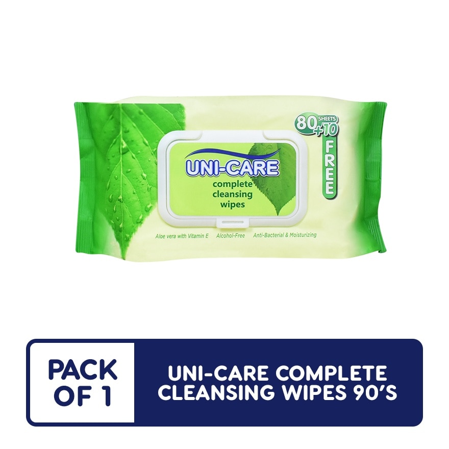 UNI-CARE Cleansing Wipes 90's