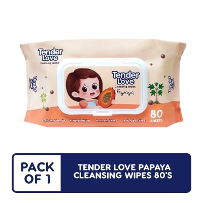 UNILOVE Tender Love  Cleansing Wipes (Lady Papaya) 80's