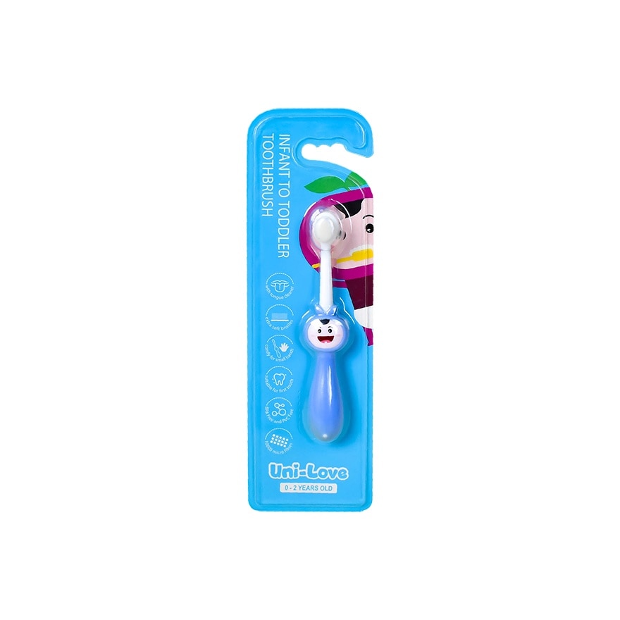 Uni-Love Infant to Toddler Toothbrush 0-2yrs (Blue)
