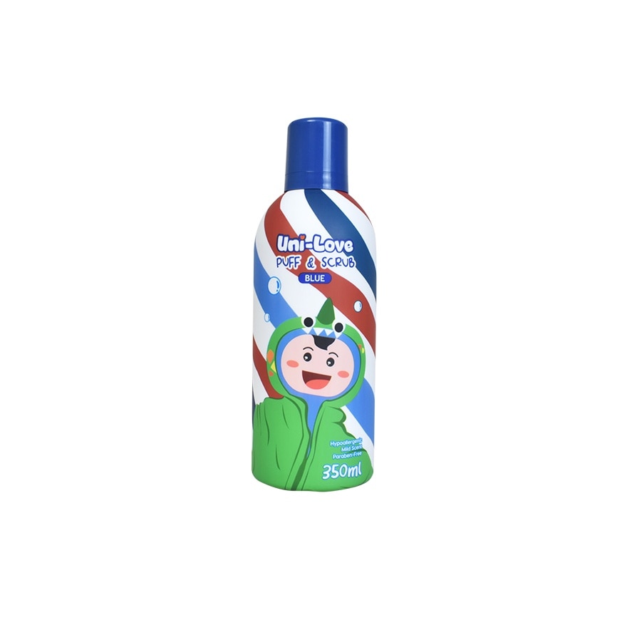 Uni-Love Puff & Scrub (Blue) 350ml