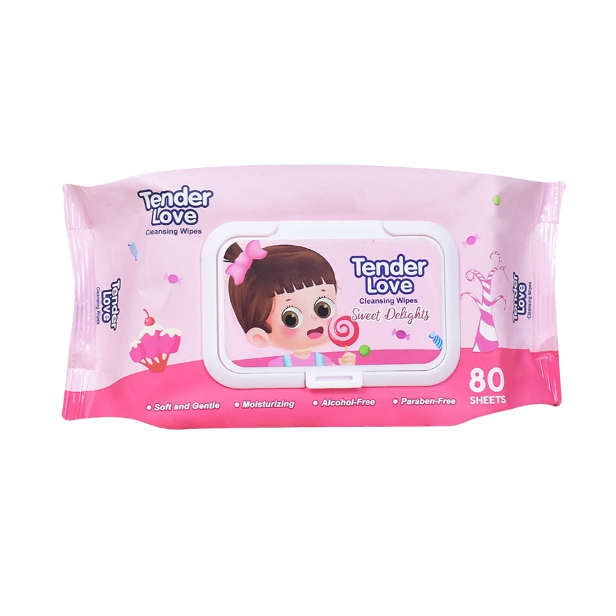 Tender Love Cleansing Wipes (Lady Sweet Delights) 80's