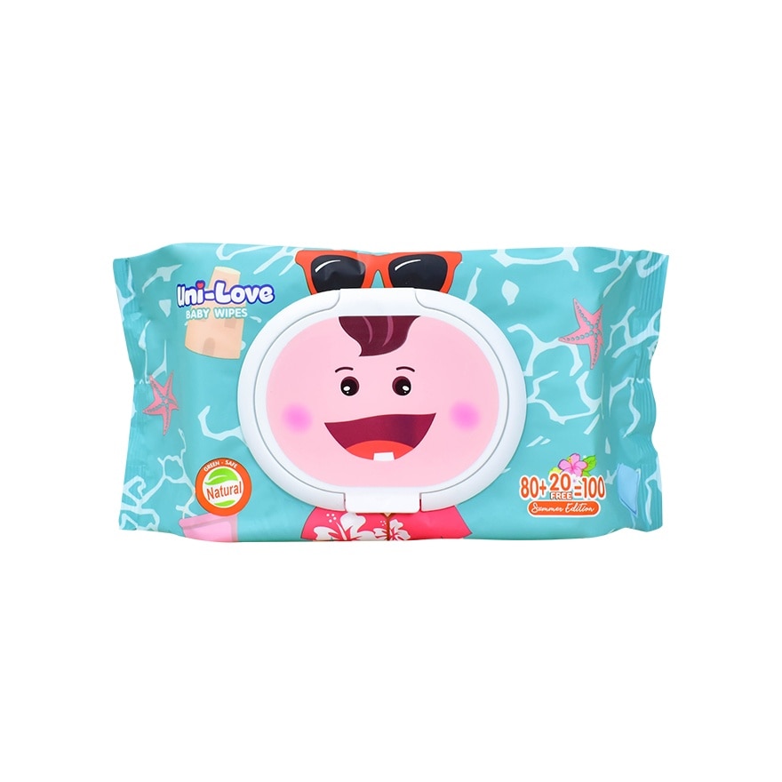 Uni-Love Baby Wipes Summer Boy 100's