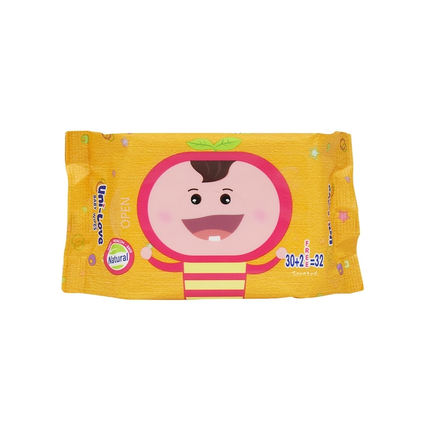 Uni-Love Scented Baby Wipes 32's