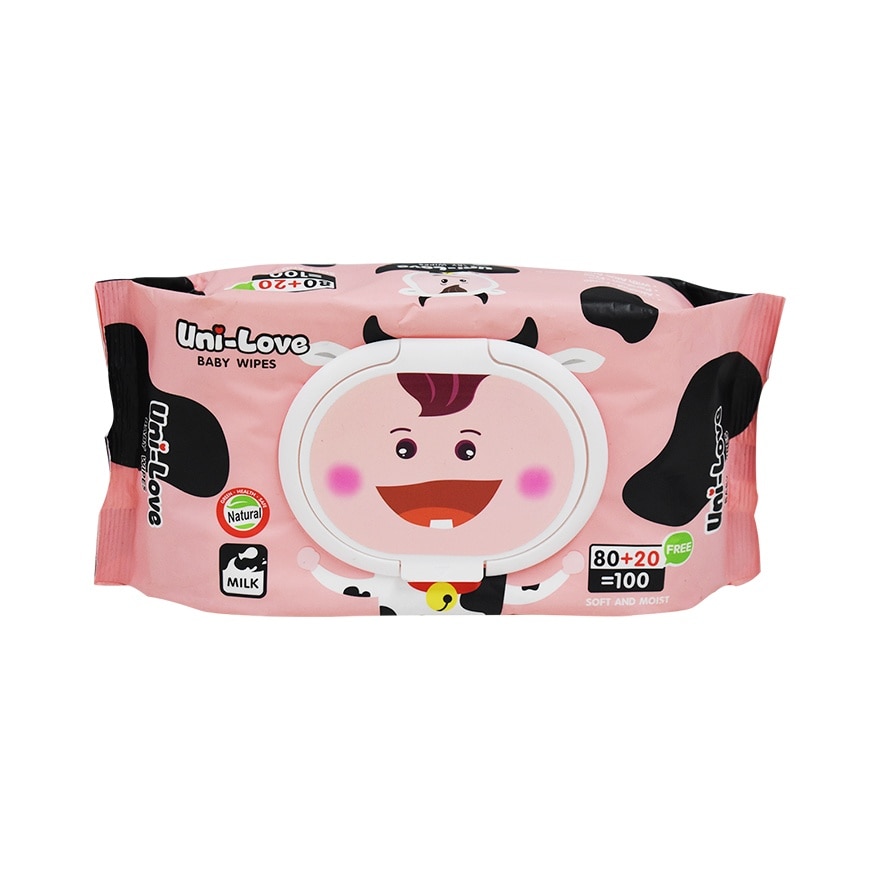 Uni-Love Milk Baby Wipes 100's