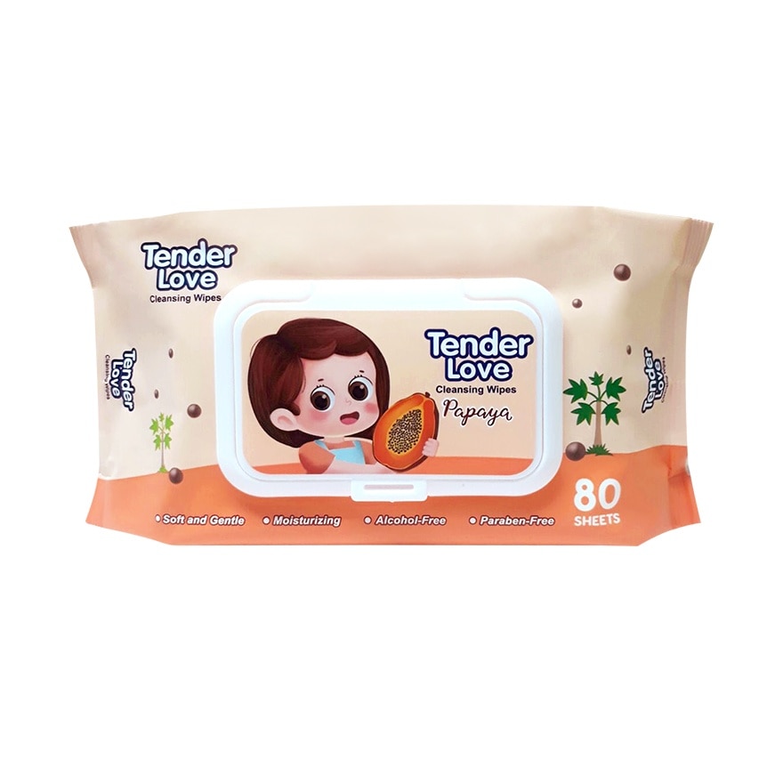 Tender Love Cleansing Wipes (Lady Papaya) 80's