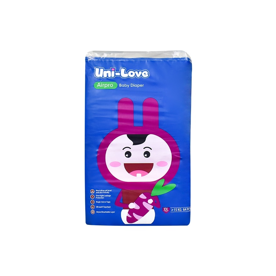 Uni-Love Airpro Baby Diaper (XX-Large) 64's