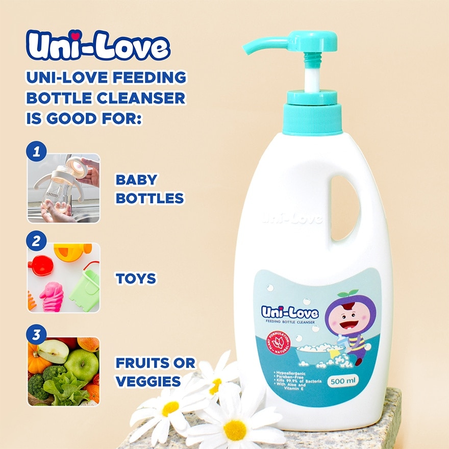 Uni-Love Baby Bottle Cleanser (Pump) 500ml