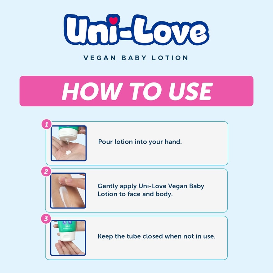 UNI LOVE Baby Vegan Lotion 140ml