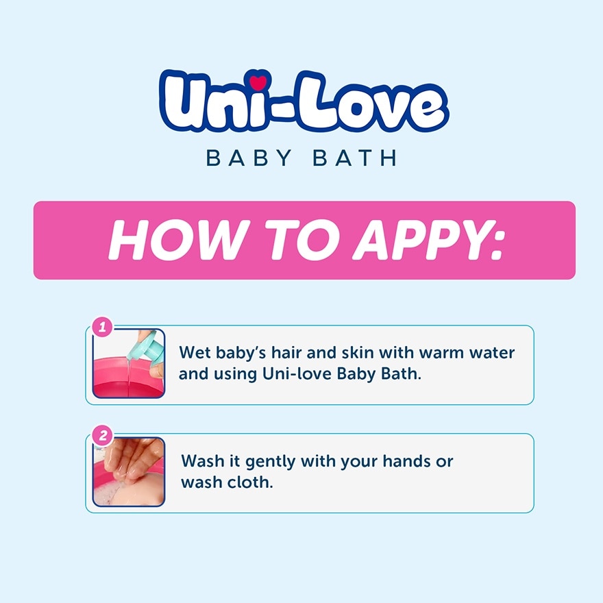 UNI LOVE Baby Bath 300ml