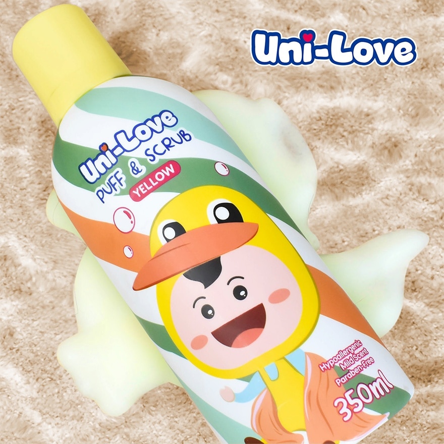 Uni-Love Puff & Scrub (Yellow) 350ml