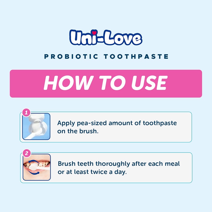 Uni-Love Probiotic Unflavoured Toothpaste 60g
