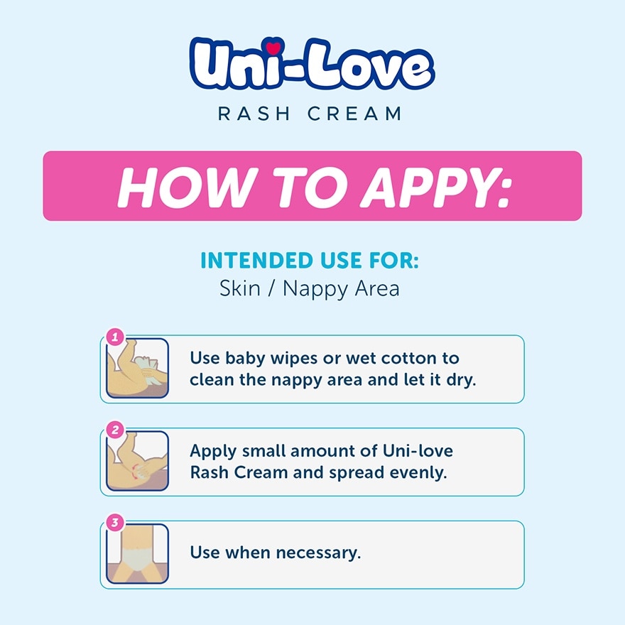 Uni-Love Diaper Rash Cream Soothing Ointment 20g