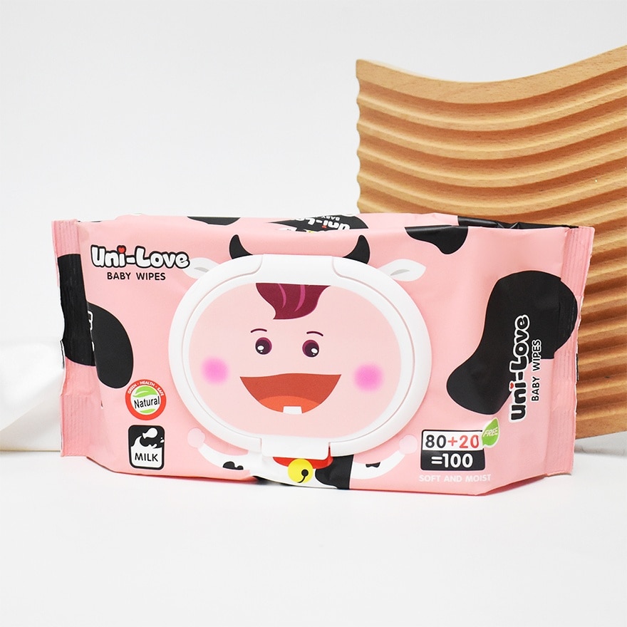 Uni-Love Milk Baby Wipes 100's