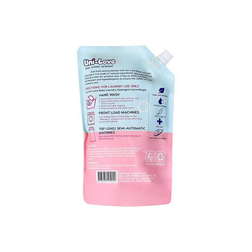 UNI LOVE Baby Laundry Detergent Powder Scent 1L
