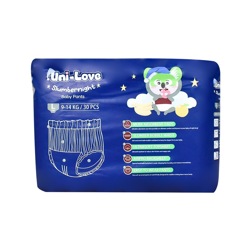Uni-Love Slumbernight Baby Pants (Large) 30's