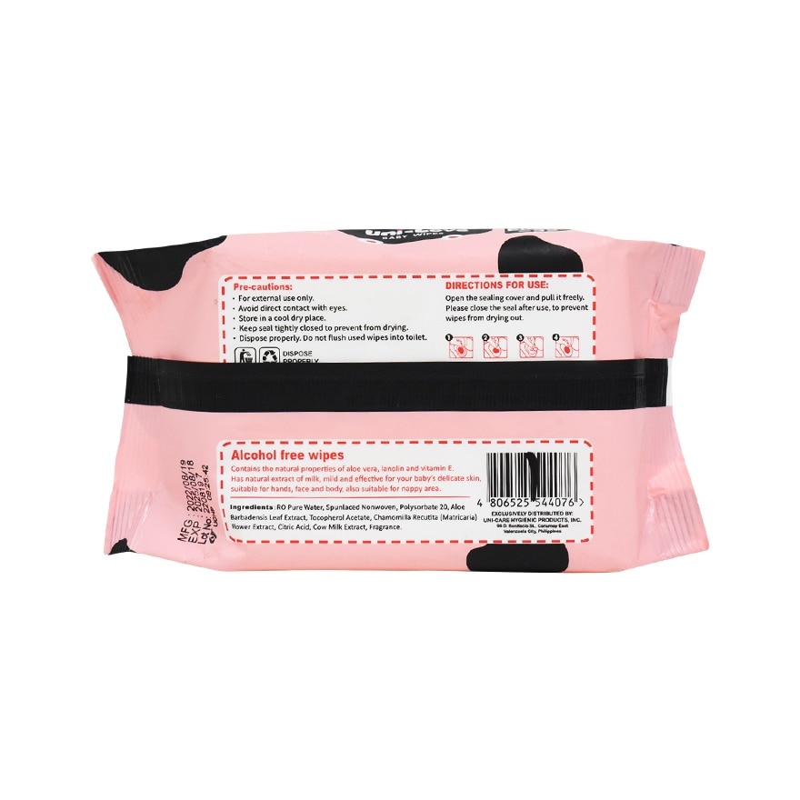 Uni-Love Milk Baby Wipes 32's
