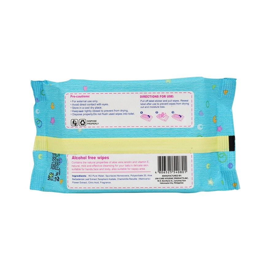 Uni-Love Unscented Baby Wipes 32's