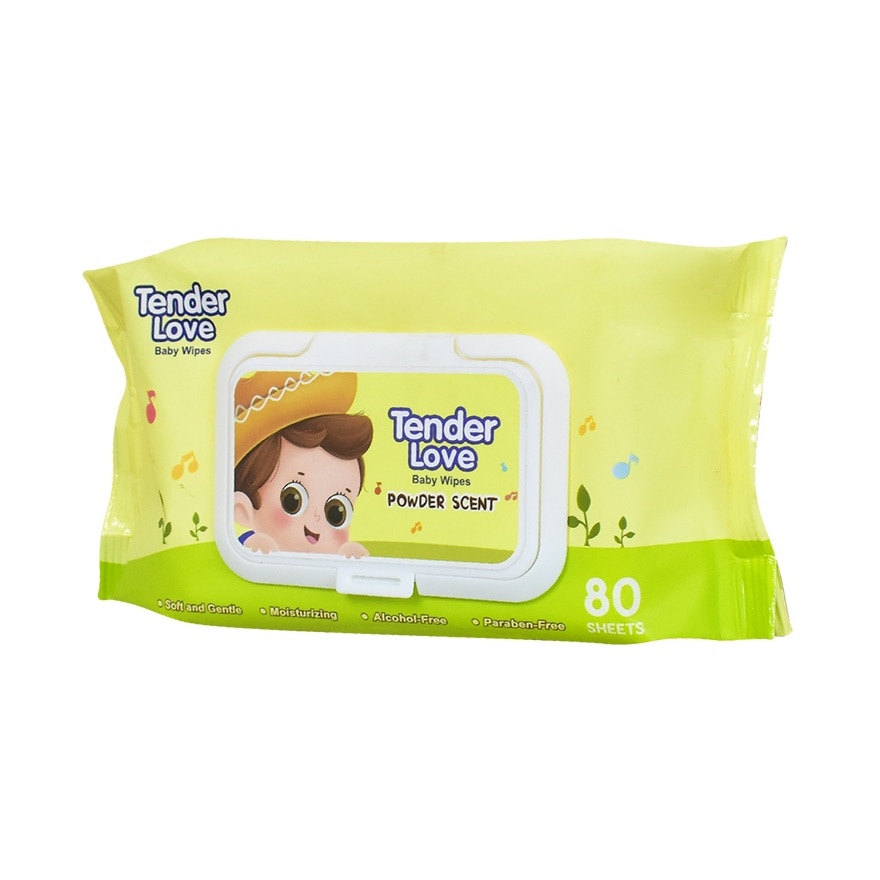 Tender Love Baby Wipes Powder Scent (Violin) 80's