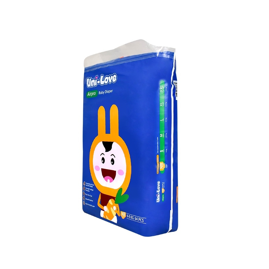 Uni-Love Airpro Baby Diaper (Newborn) 64's