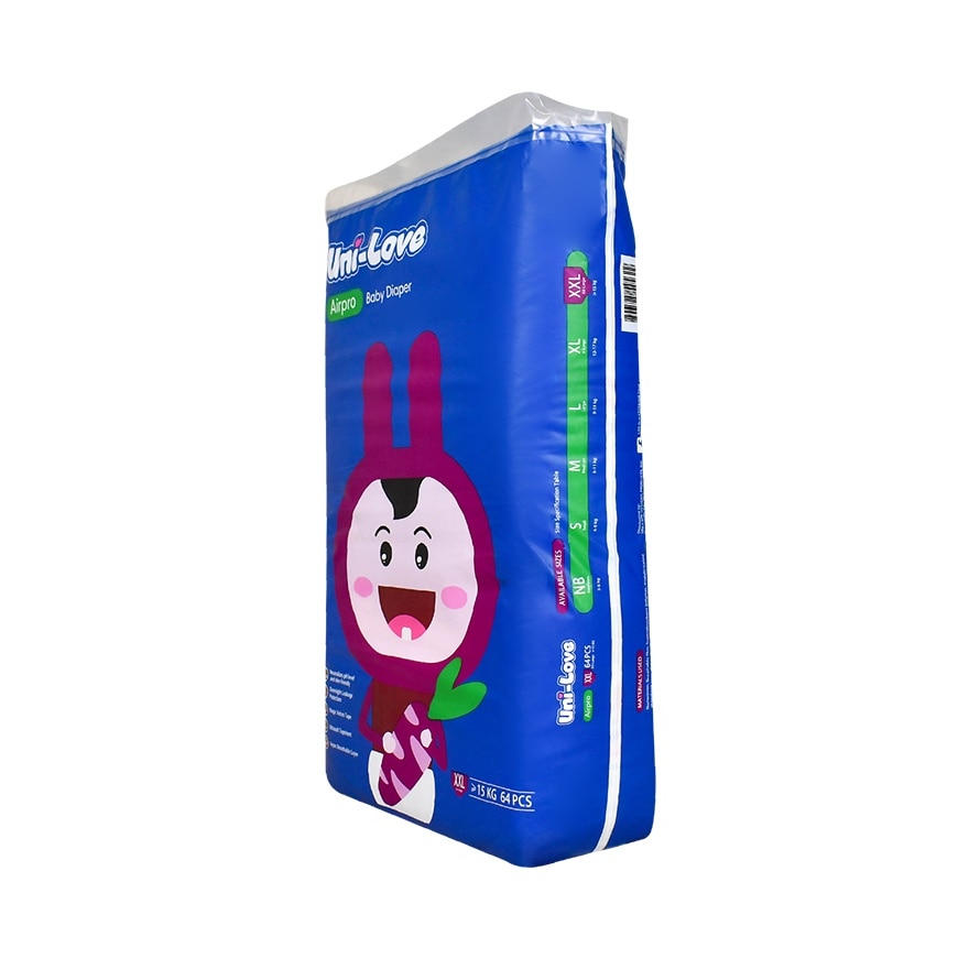 Uni-Love Airpro Baby Diaper (XX-Large) 64's