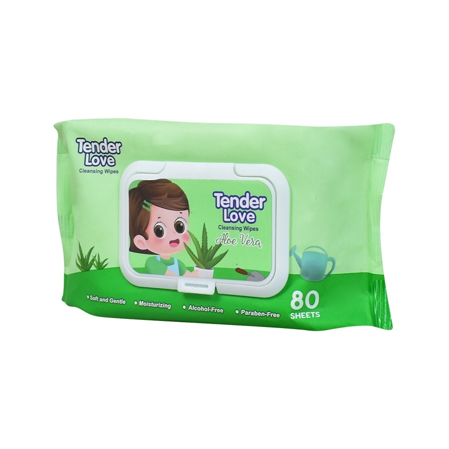 Tender Love Cleansing Wipes (Lady Aloe Vera) 80's