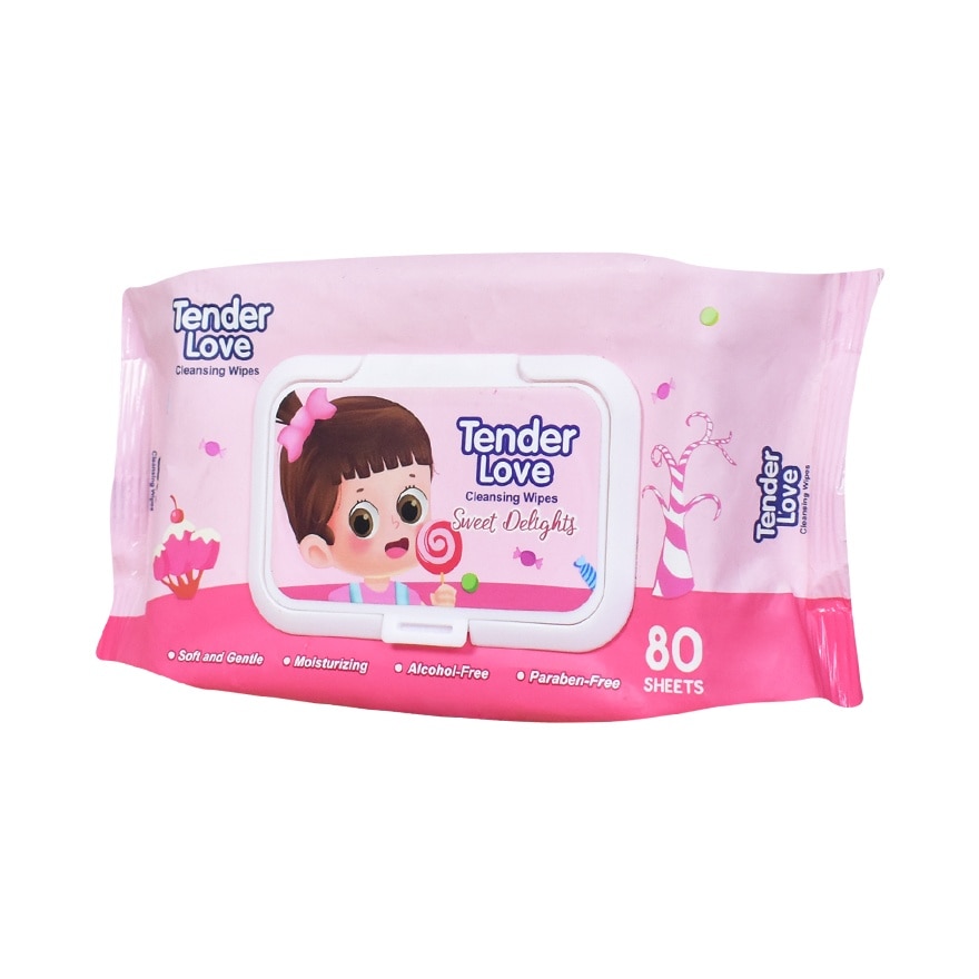 Tender Love Cleansing Wipes (Lady Sweet Delights) 80's