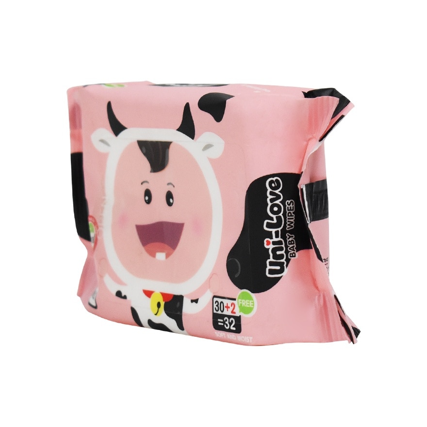Uni-Love Milk Baby Wipes 32's