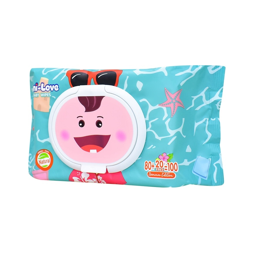 Uni-Love Baby Wipes Summer Boy 100's