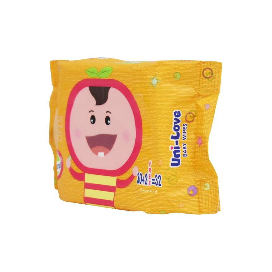 Uni-Love Scented Baby Wipes 32's