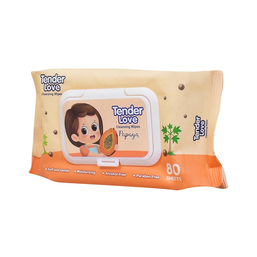 Tender Love Cleansing Wipes (Lady Papaya) 80's