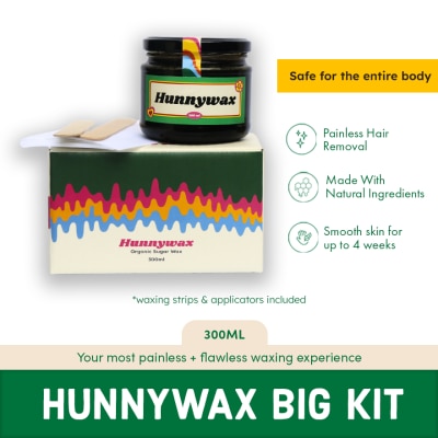 HUNNYWAX HUNNYWAX Organic Sugar Wax Big Kit 300ml