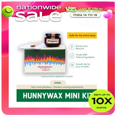 HUNNYWAX - HUNNYWAX Organic Sugar Wax Mini Kit 150ml