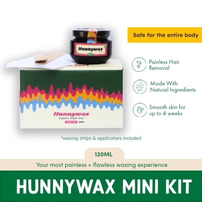 HUNNYWAX HUNNYWAX Organic Sugar Wax Mini Kit 150ml