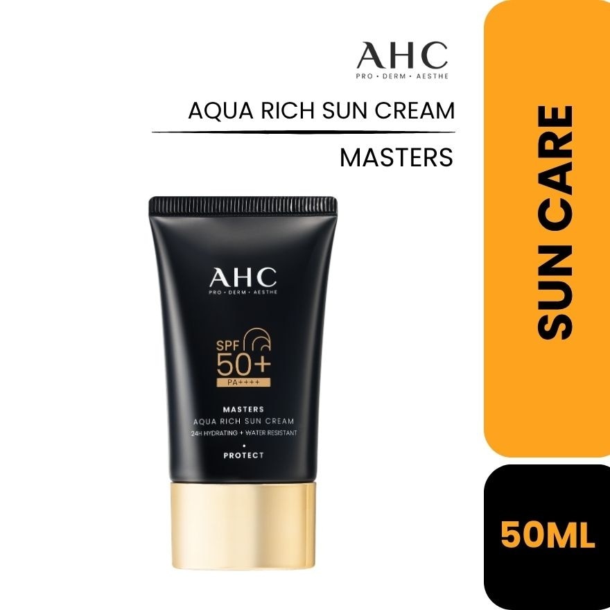 AHC Masters Aqua Rich Sun Cream SPF50+ PA++++ 50ml image