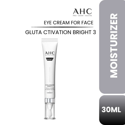 AHC AHC Pro Shot Gluta Ctivation Bright 3 Capsule Infused Eye Cream For Face 30ml image