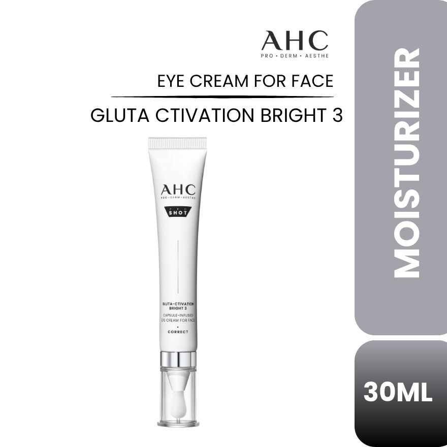 AHC Pro Shot Gluta Ctivation Bright 3 Capsule Infused Eye Cream For Face 30ml image