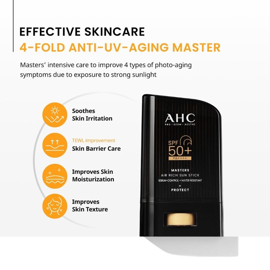 AHC Masters Air Rich Sun Stick SPF50+ PA++++ 14g image