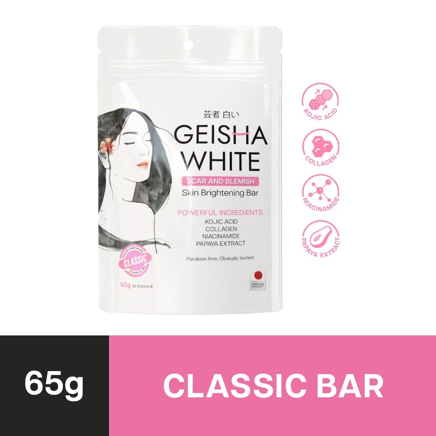 Geisha White Classic Bar 65g