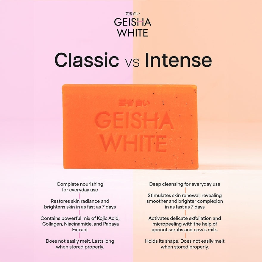 Geisha White Classic Bar 65g