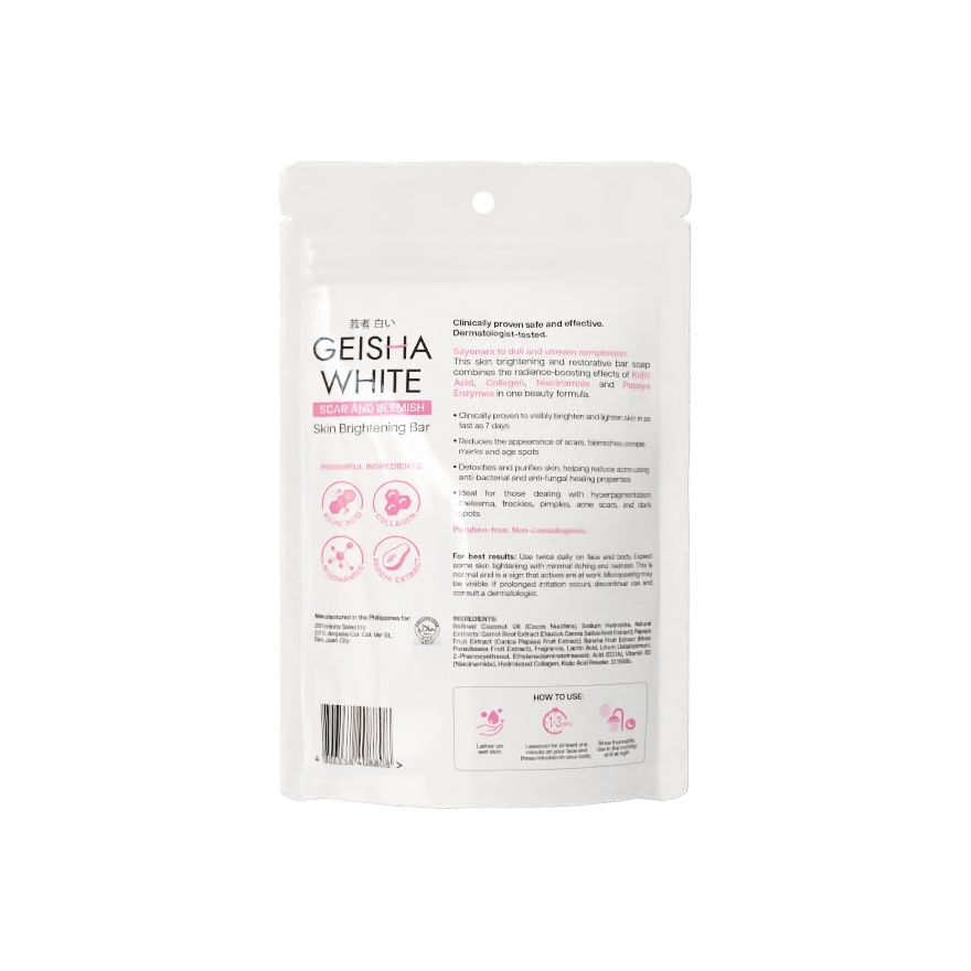 Geisha White Classic Bar 65g