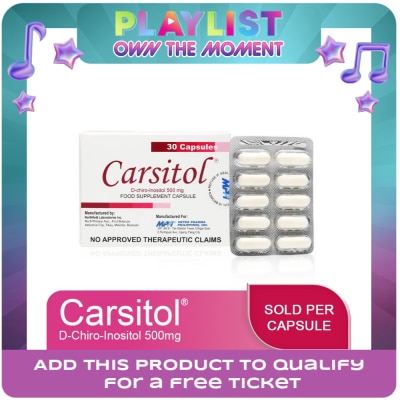 CARSITOL - Carsitol D-Chiro-Inositol 500mg