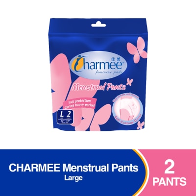 CHARMEE Feminine Pads Menstrual Pants Large 2s