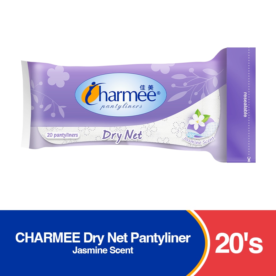 CHARMEE Dry Net Pantyliner Jasmine Scent