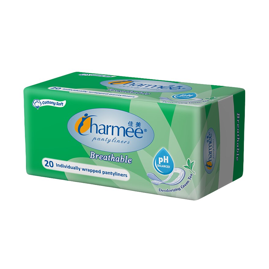 Pantyliners Breathable Deodorizing Green Tea 20s