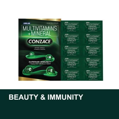 CONZACE - Multivitamins + Mineral 1 Softget Capsule (sold per piece)